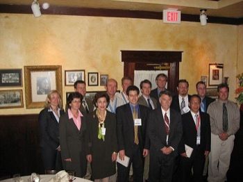 Front Row (Left to right): Paula L. Sharpe (DuPont Crop Protection), Irene Drizin (Abbott), Joshua Kaplan (Wyeth), Rob Larsen (2008 TAOC Chair, Amgen), Huaqing Liu (Abbott), Michael T. Martin (GlaxoSmithKline) Back Row: Molly Hoke (2009 TAOC Chair, Wyeth), Daniel S. Gardner, IV (Bristol-Myers Squibb), Andrew S Bell (Pfizer), John H. Tatlock (Pfizer), John P. Caldwell (Schering-Plough) , Brian C. Vanderplas (Pfizer), Kevin M. Belyk, (Merck), Peter J. Manley (Merck Research Laboratories)