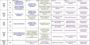Grid of ORGN Programming